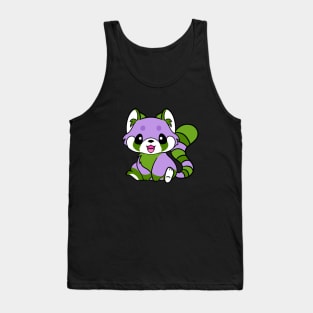 Genderqueer Pride Red Panda Tank Top